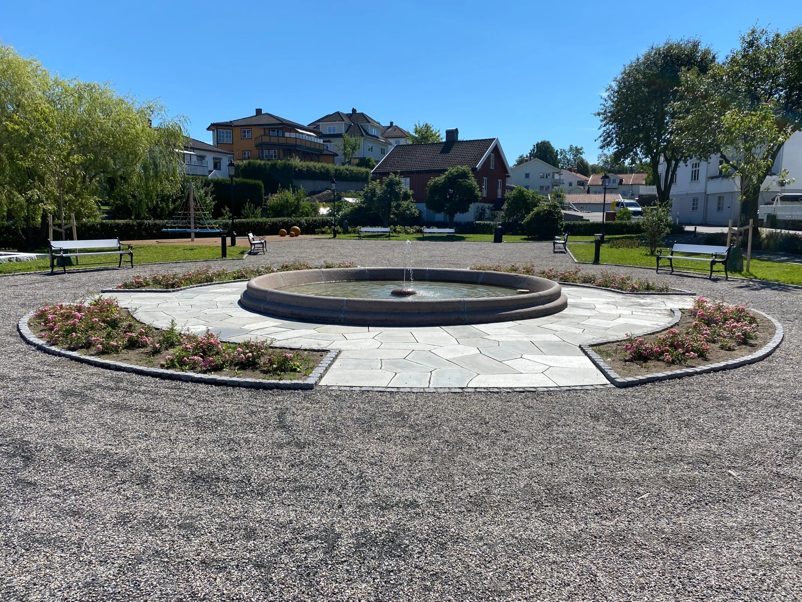 Kranaparken etter ferdigstillelse